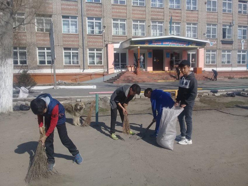 «№41 жалпы орта білім беретін мектеп» КММ  13.04.2019 жылы өткізілген «Таза қала» акциясы туралы ақпарат